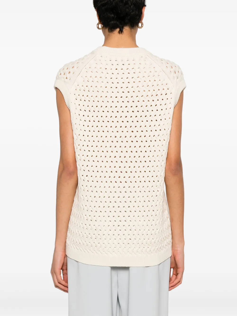 THEORY CABLE-KNIT VEST