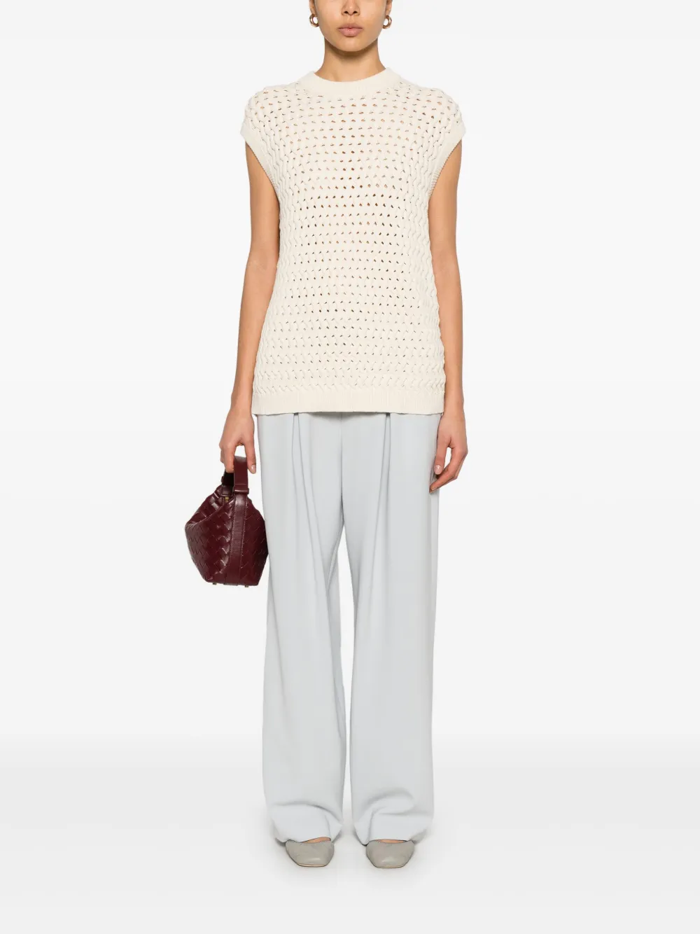 Theory cable-knit vest | Vests & Tank Tops | Image 2