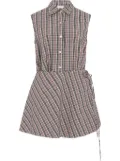 Rosetta Getty striped shirt - Red