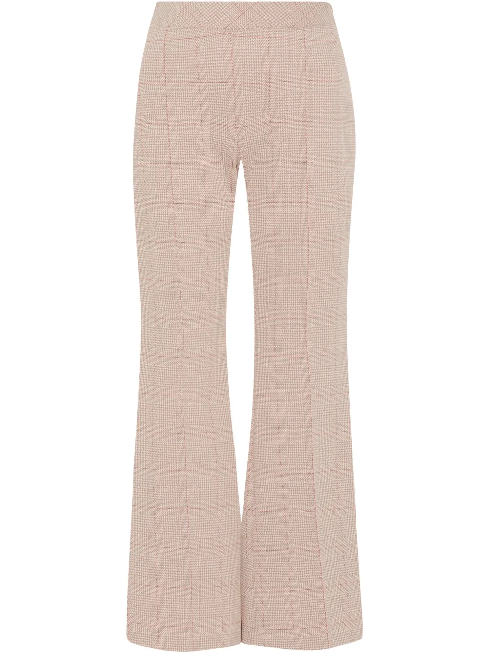 Rosetta Getty cropped flared trousers | Neutrals | Image 1