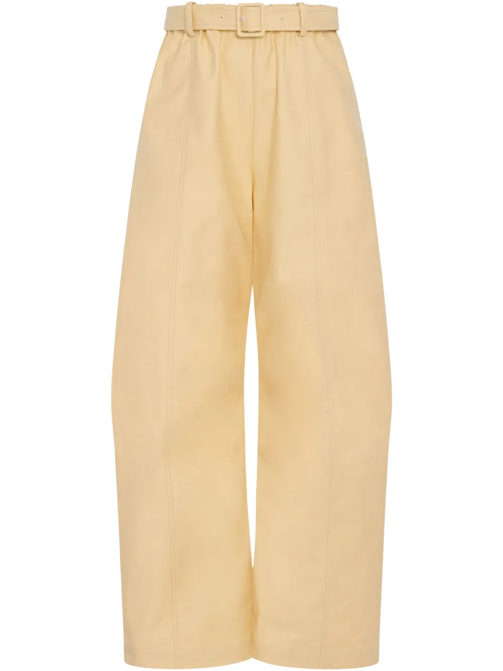 Rosetta Getty Pantaloni affusolati con cintura - Giallo