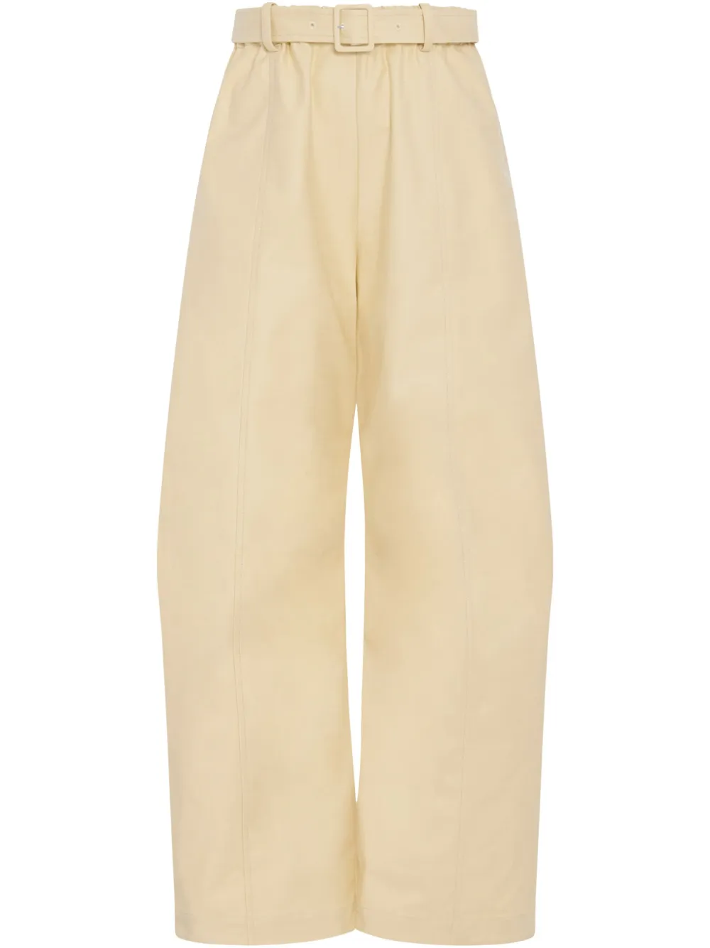 Rosetta Getty pantalones tapered con cinturón | amarillo | Image 1