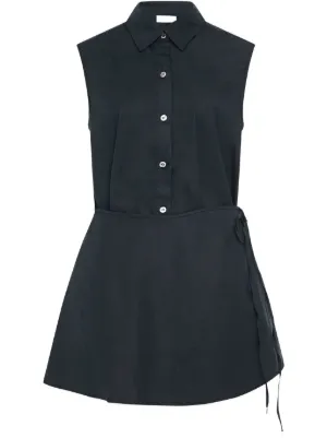 ROSETTA GETTY ロゼッタゲッティオフショルダーノースリーブワンピース Rosetta Getty（ロゼッタ・ゲッティ）ワンピース・ドレス - FARFETCH