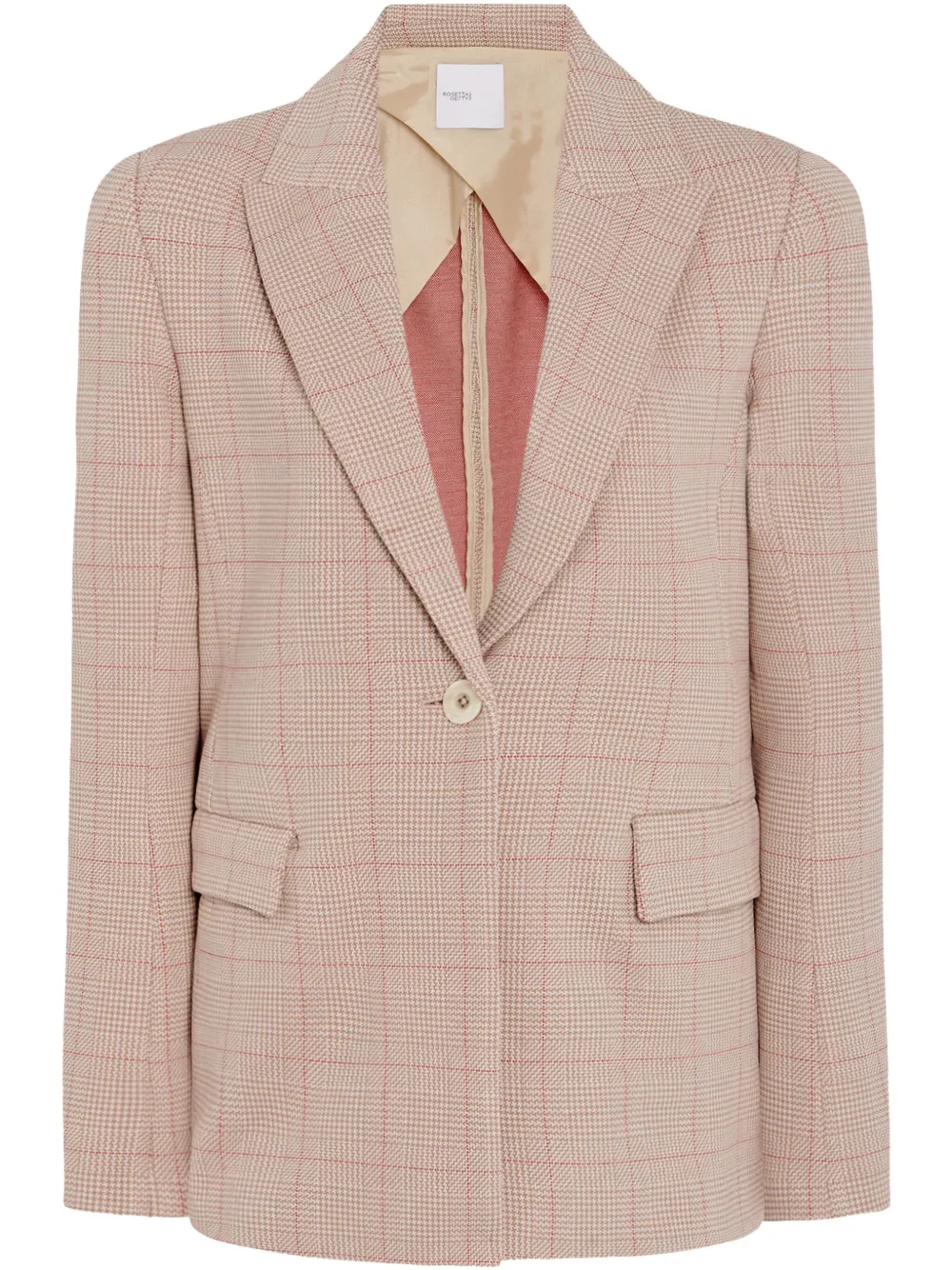 Rosetta Getty checked blazer | Neutrals | Image 1