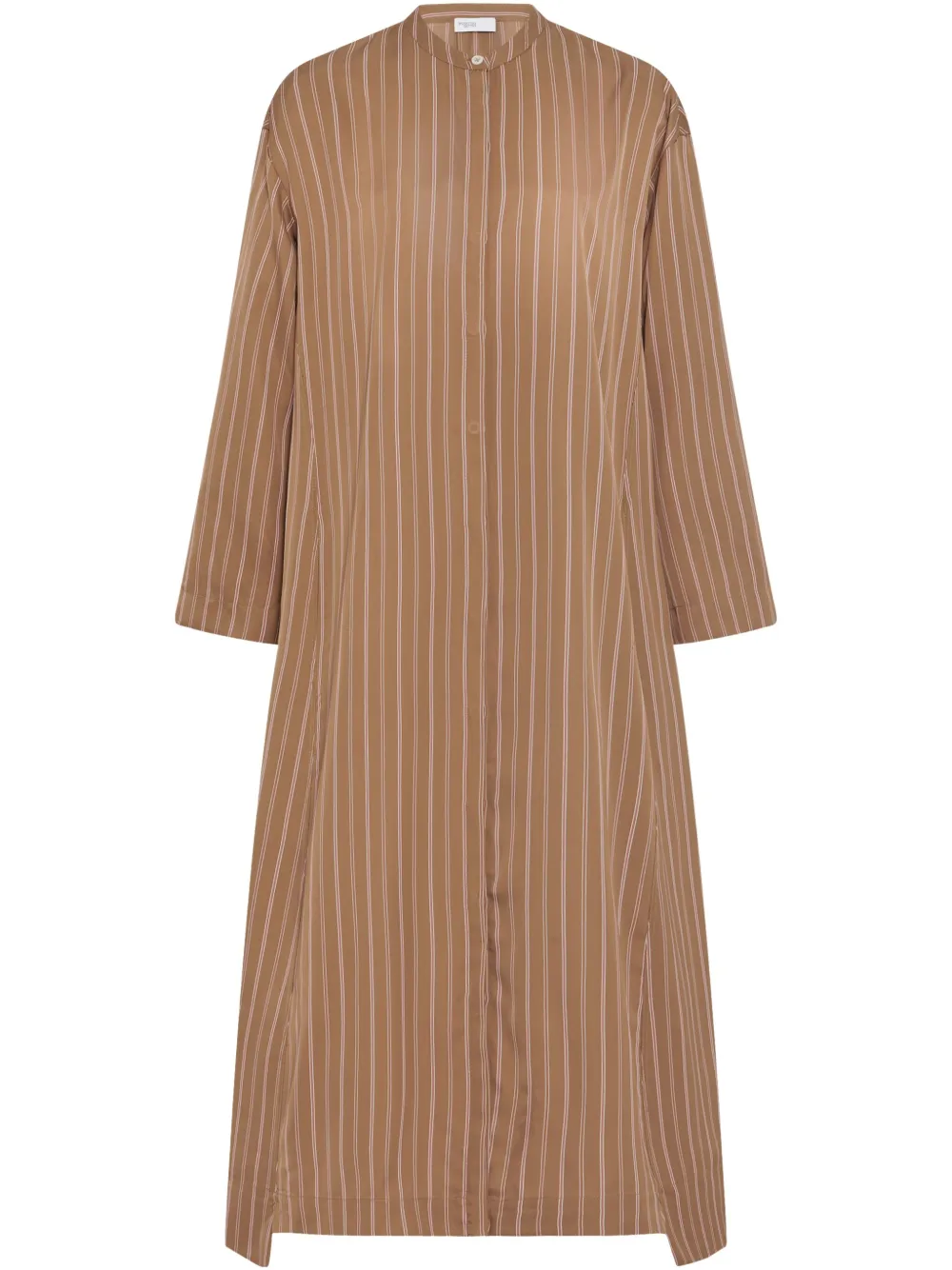 long-sleeved shirt dress