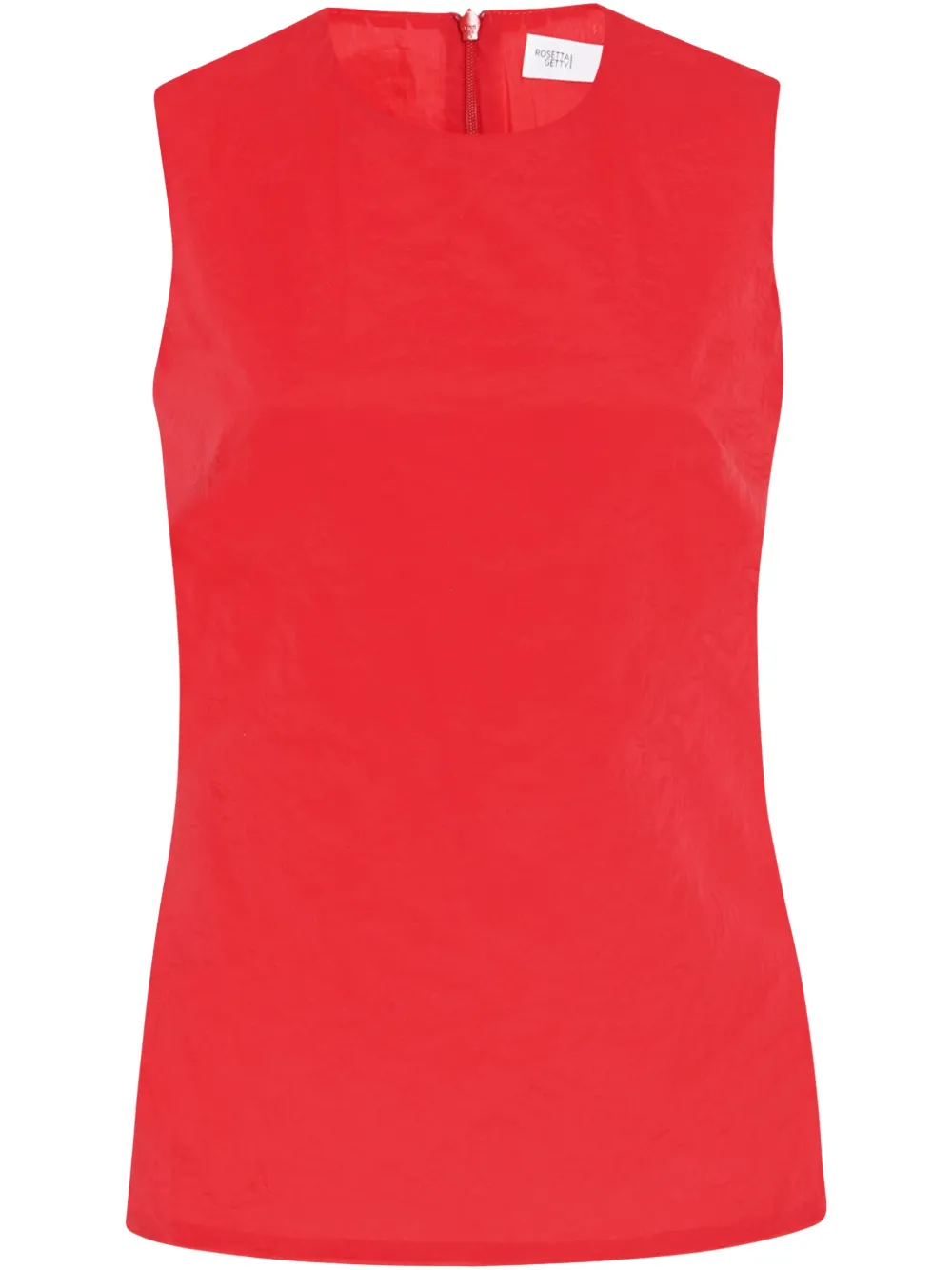 Rosetta Getty top con cuello redondo | rojo | Image 1