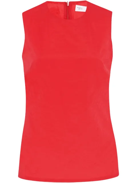 Rosetta Getty top con cuello redondo