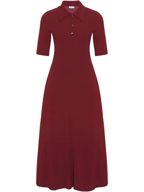 Robe-polo en coton biologique - Rosetta Getty - Modalova