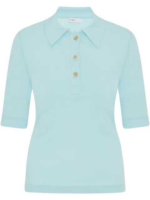 Rosetta Getty button-fastening polo top 