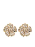 Kenneth Jay Lane flower-detailing earrings - Gold