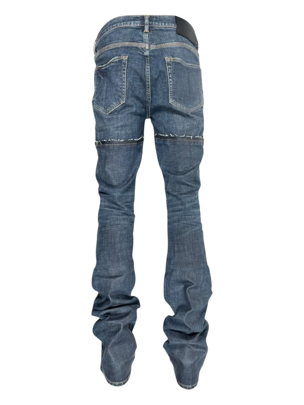 purplebrand Purple Brand P072-Rcwd jeans met dubbele taille - Blauw