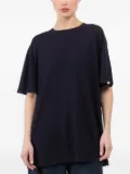 extreme cashmere logo-tag T-shirt - Blue