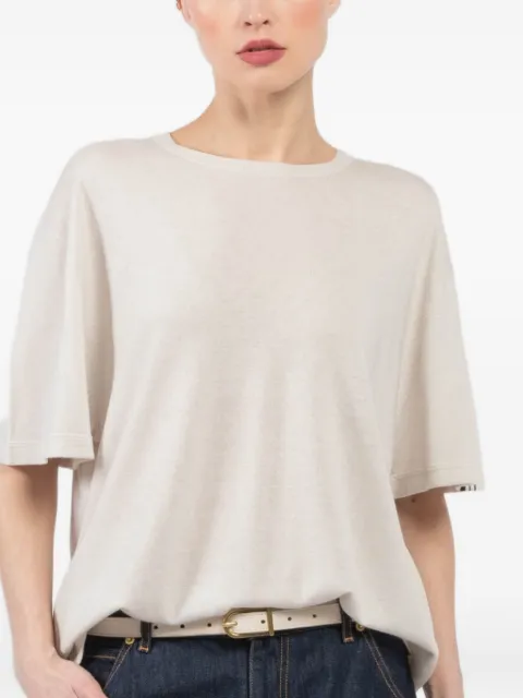 extreme cashmere تيشيرت بشارة شعار الماركة