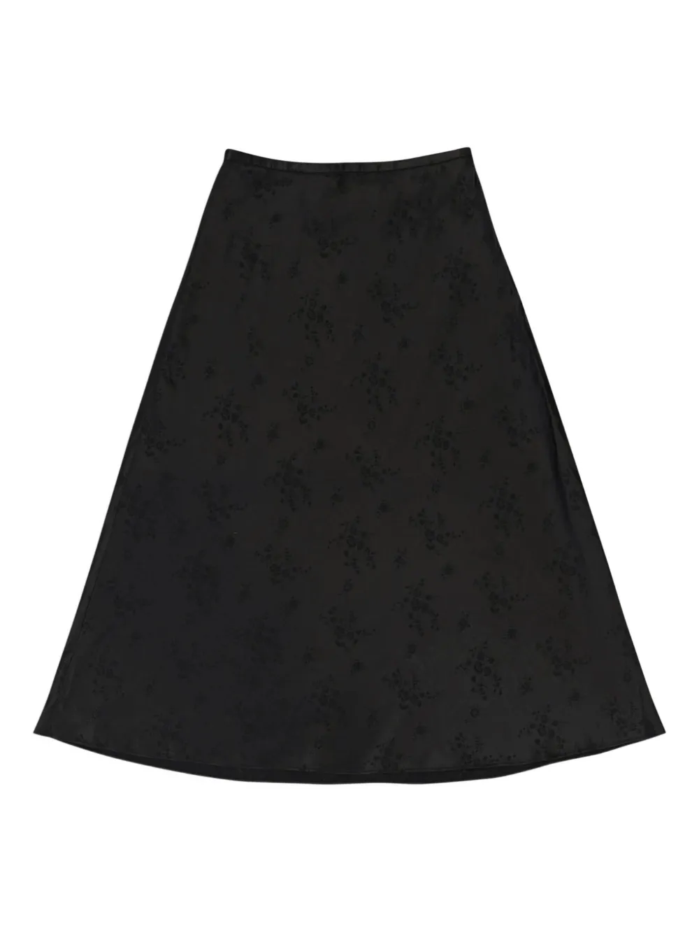 Callipygian Gonna svasata jacquard - Nero