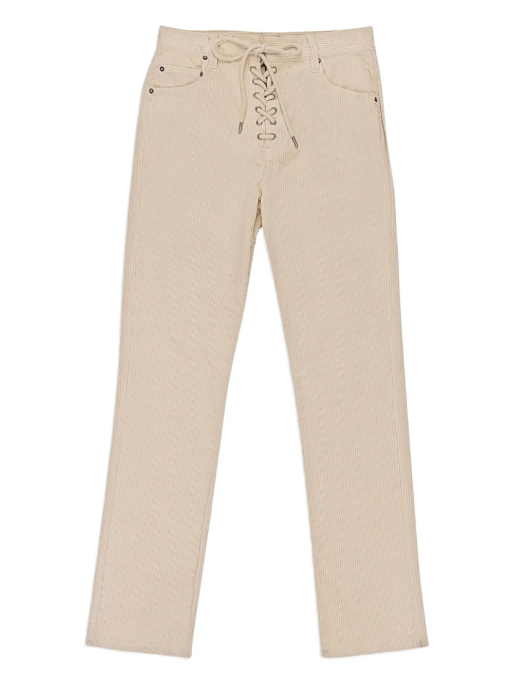 Callipygian Pantaloni dritti a coste - Toni neutri