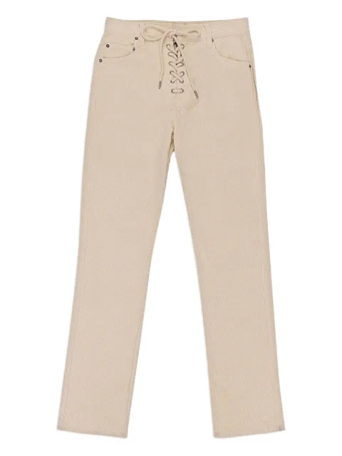 Callipygian pantalones de pana rectos