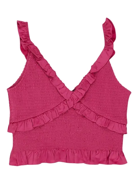 Callipygian smocked top