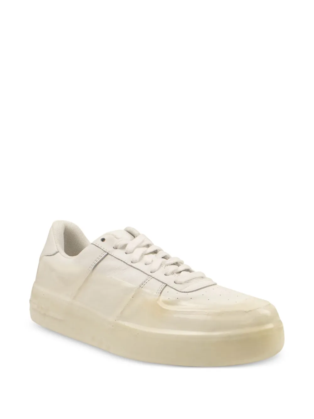 424 Wax Dipped sneakers White