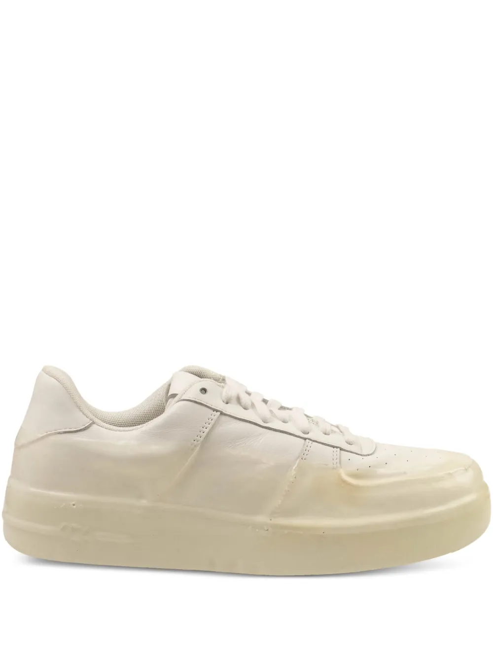 424 Wax Dipped sneakers White