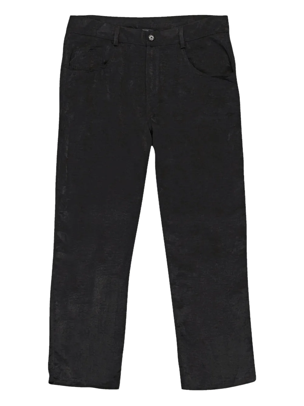Callipygian satin trousers | Black | Image 1