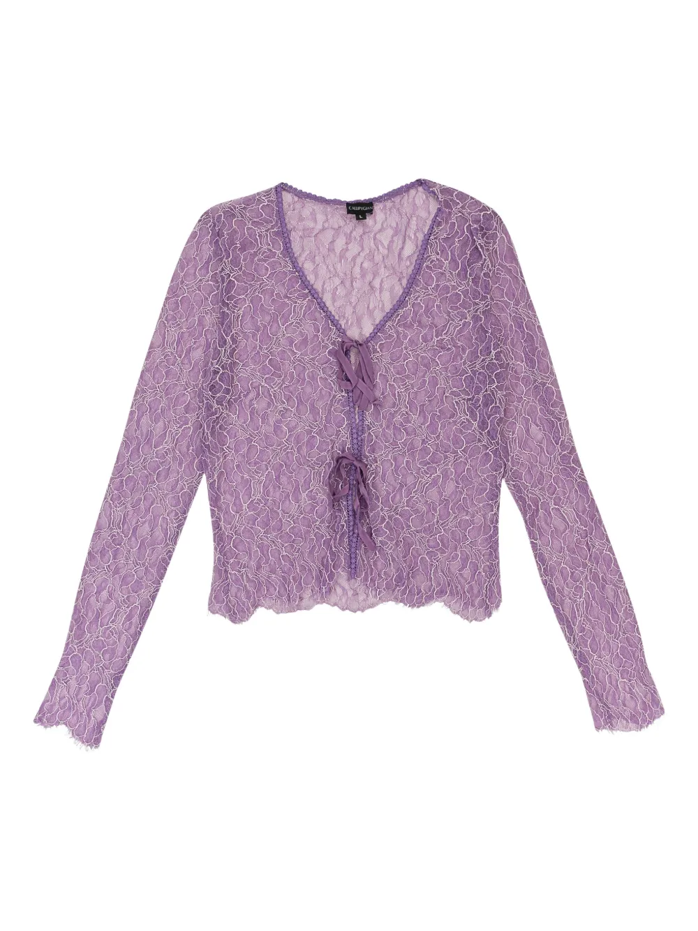 Callipygian lace top | morado | Image 1