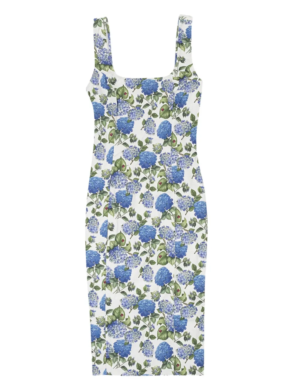 Callipygian Abito con stampa a fiori - Blu