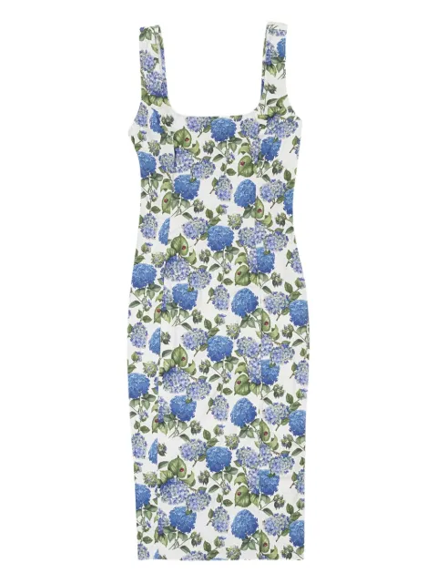 Callipygian floral-print dress