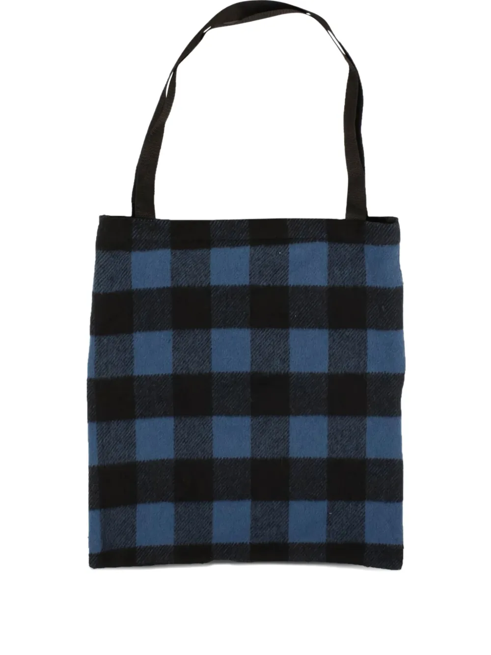424 On Fairfax checked tote bag | Black | Image 1
