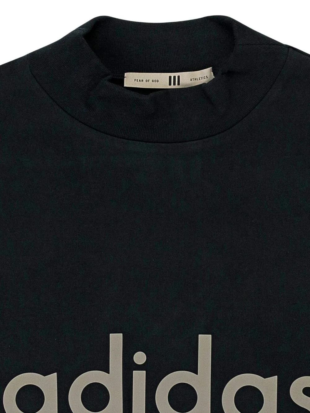 Fear Of God Athletics 3 4 T-shirt Zwart