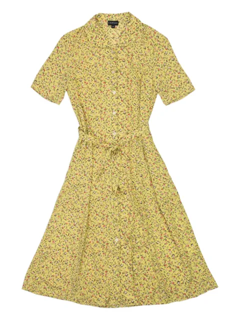 Callipygian floral-print midi dress