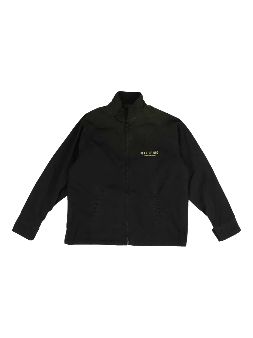 Fear Of God Fluwelen jack Zwart