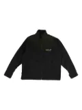 Fear Of God logo-embroidered velvet jacket - Black