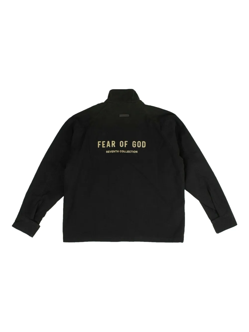 Fear Of God logo-embroidered velvet jacket - Zwart