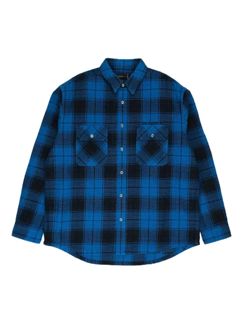 Purple Brand plaid shirt