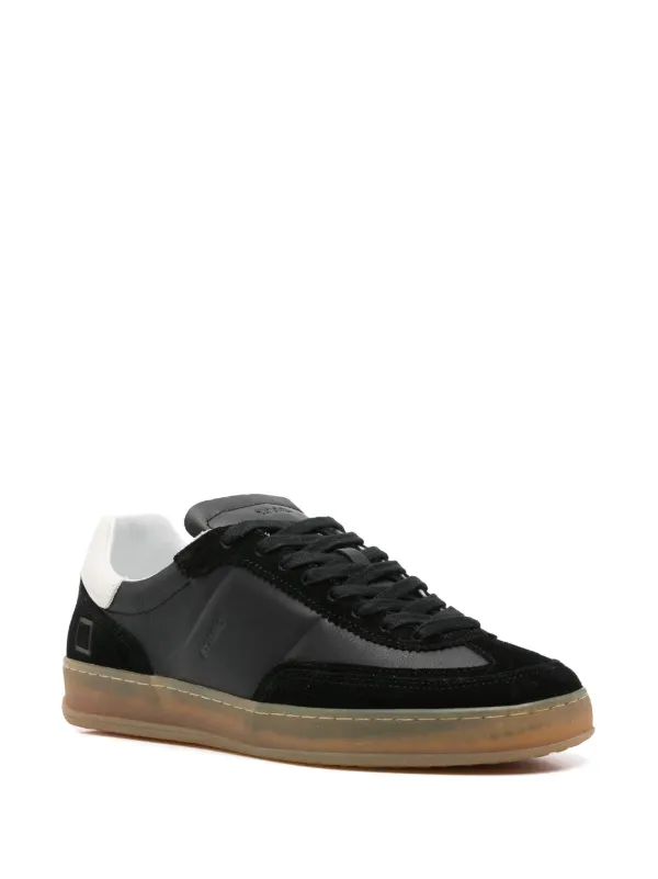 D.A.T.E. レザースニーカー | ブラック | FARFETCH JP