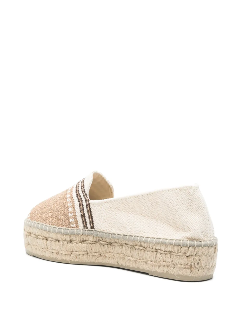 Manebi striped espadrilles Neutrals