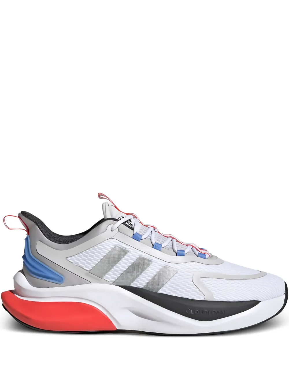 adidas Alphabounce Plus "Cloud White/Silver Metallic/Blue Fusion" sneakers | White | Image 1