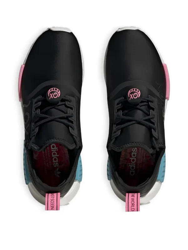 Adidas x Andr Saraiva NMD R1 "Love Union" Sneakers | Black | FARFETCH OM