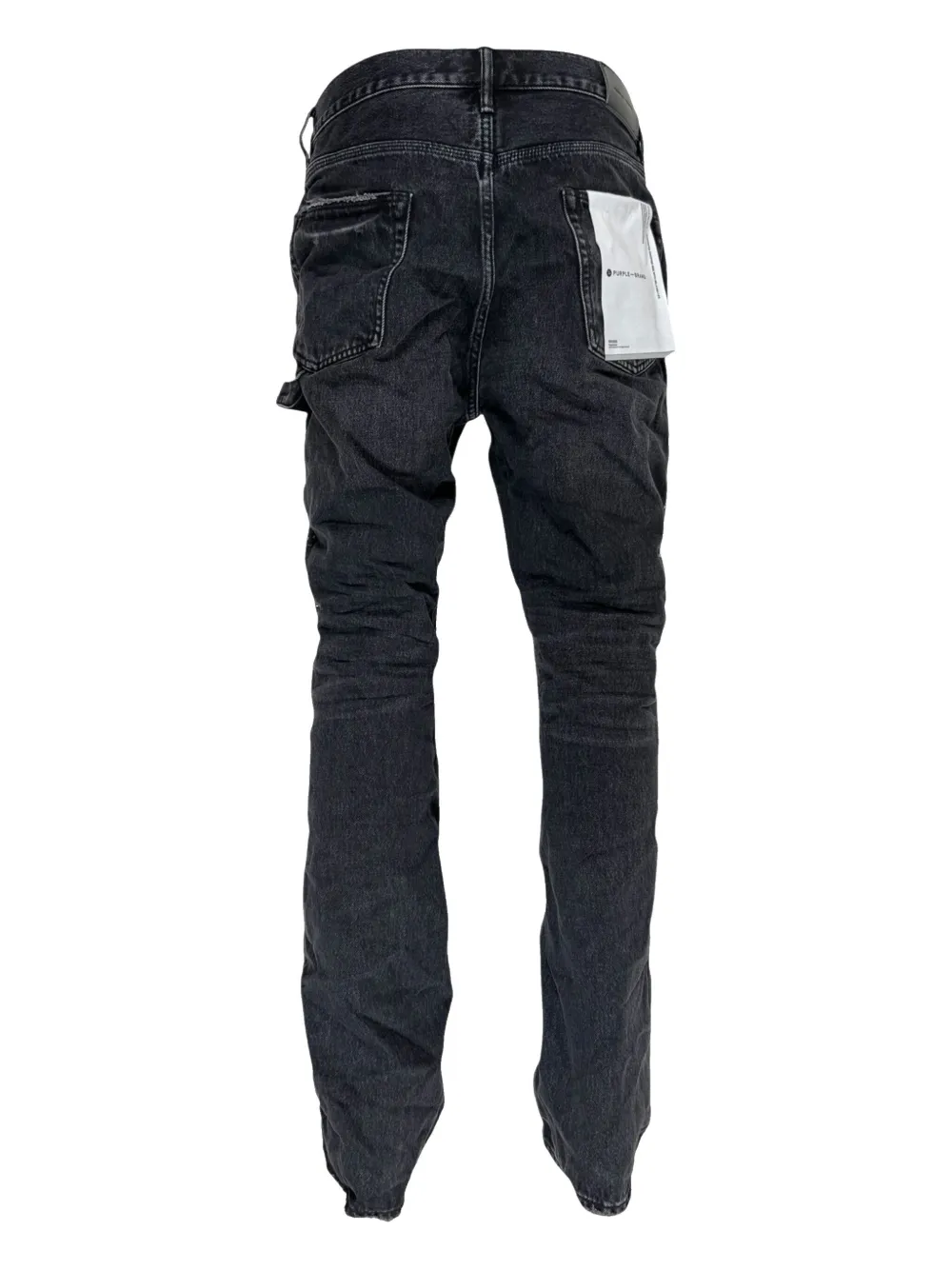 Purple Brand Jeans verfraaid met kristallen Zwart