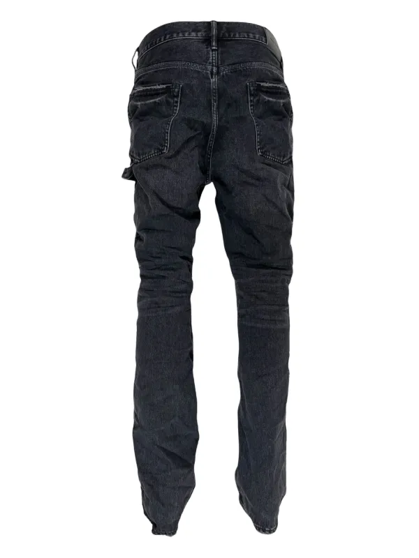 PURPLE BRAND デニムジーンズ Purple Brand ビジュートリム ジーンズ | ブラック | FARFETCH JP
