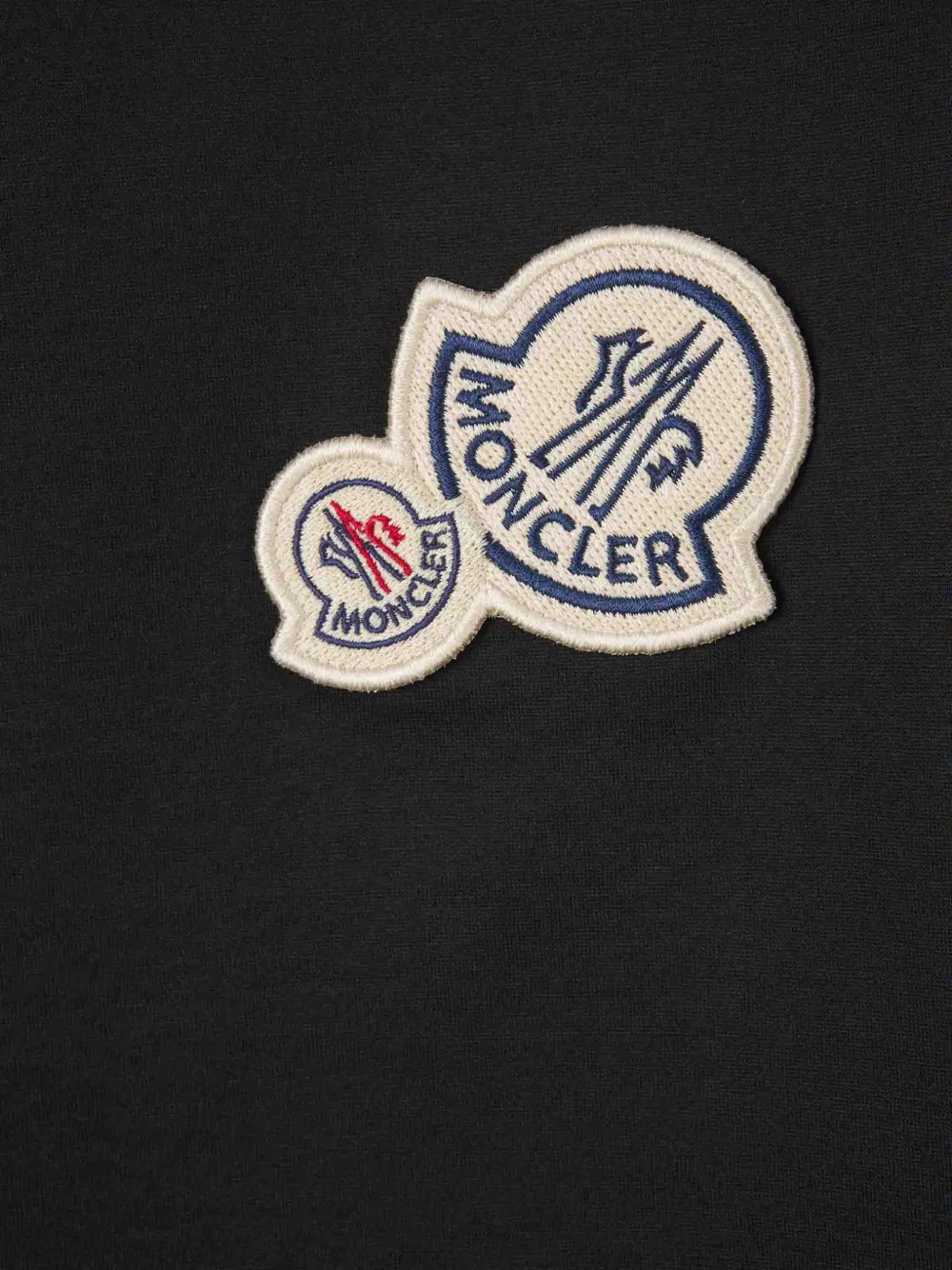 Moncler Katoenen T-shirt Zwart