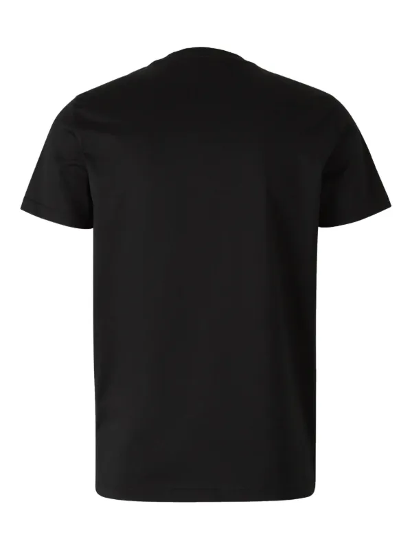 【関税＆送料込み】Moncler 'Over' Black Cotton T-Shirt Moncler logo-print Cotton T-shirt | Black | FARFETCH TH