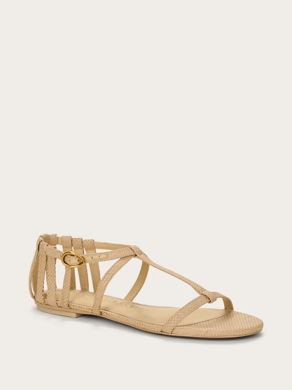 Cult Gaia leather sandals Neutrals