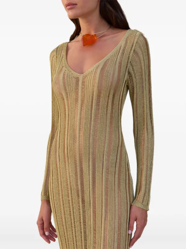 Cult Gaia Espen Midi Dress - Gold Cult Gaia Espen Midi Dress - Gold