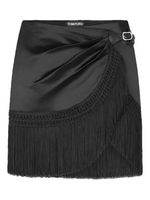 TOM FORD minijupe à franges - Noir - TOM FORD - Modalova