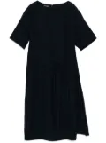 Emporio Armani side-tie mini dress - Blue