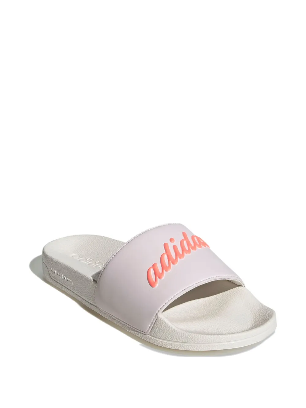 Adidas Originals Script-logo Slides In Pink