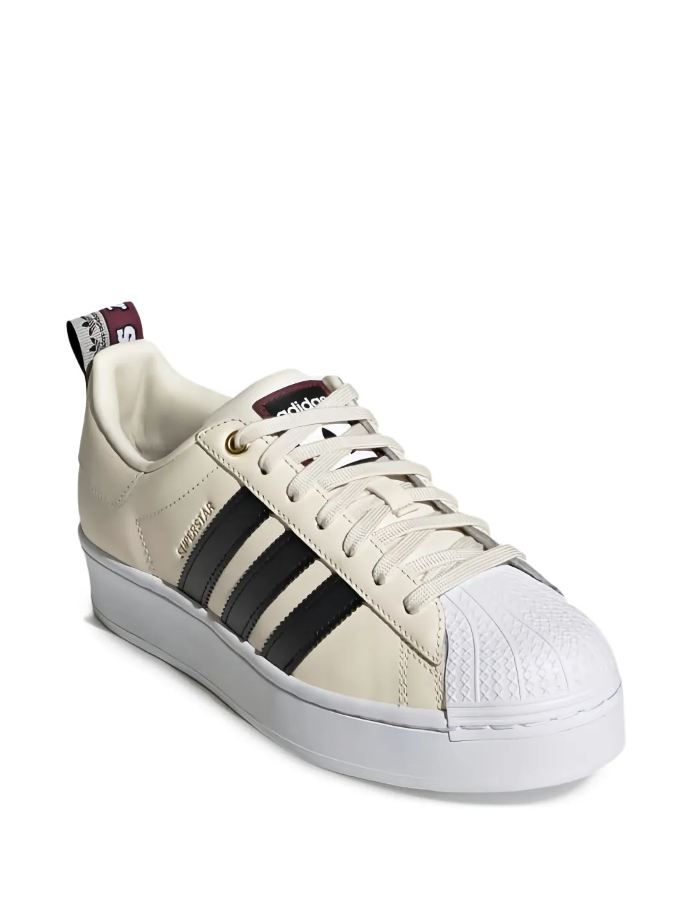 Adidas Superstar Bold Wonder White/Core Black/Victory Crimson sneakers - Beige
