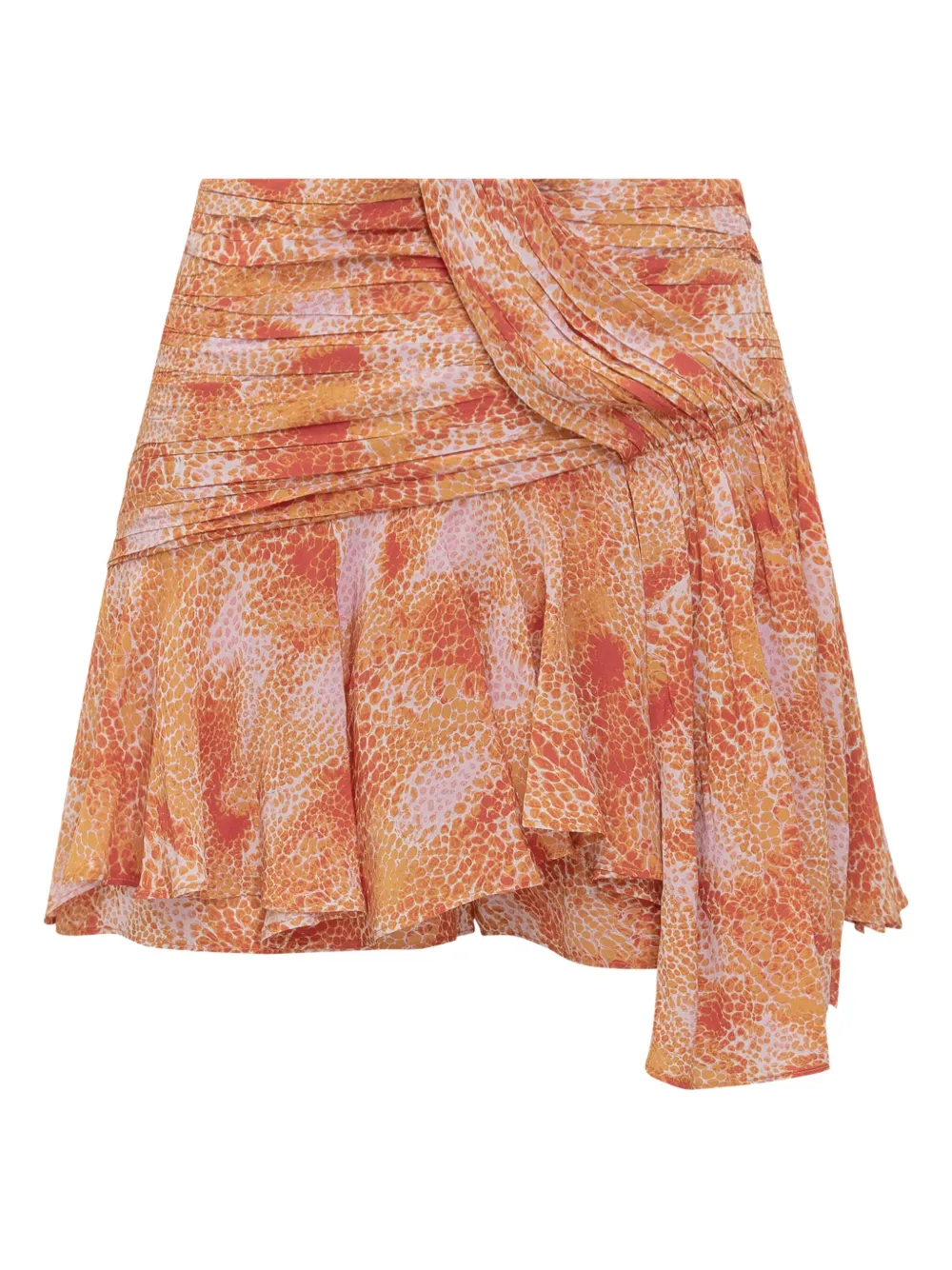 IRO Issah mini skirt | Orange | Image 1