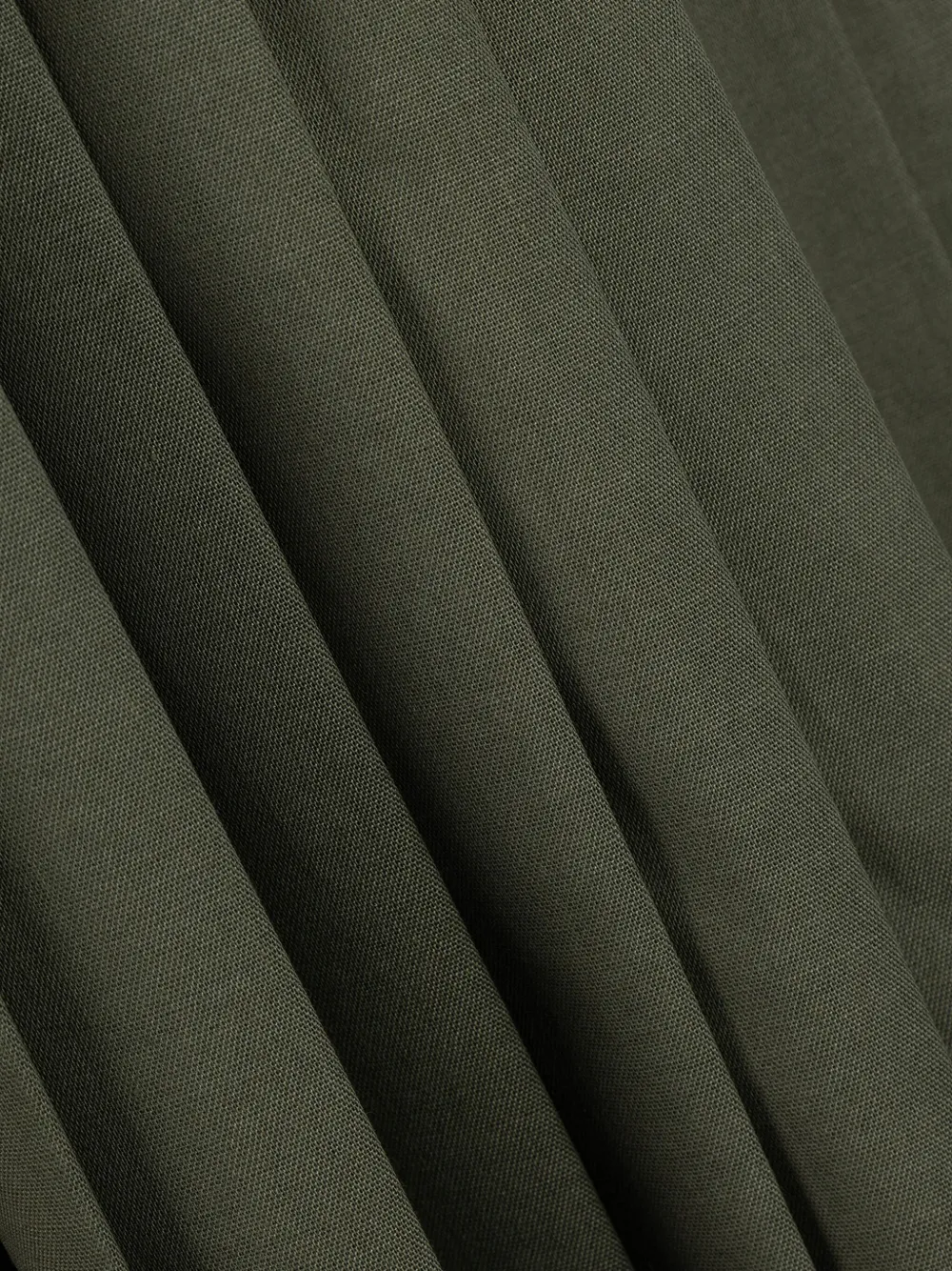 Shop Fabiana Filippi Pleated Midi Skirt In Green
